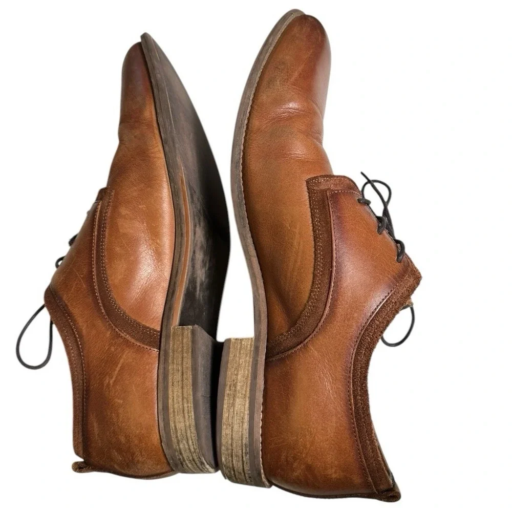 SONOMA Goods for Life Men's Brown Leather Dress Shoes - Size‎ 13